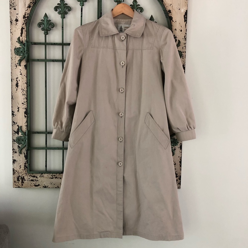Vintage London Fog mid length Trench Coat